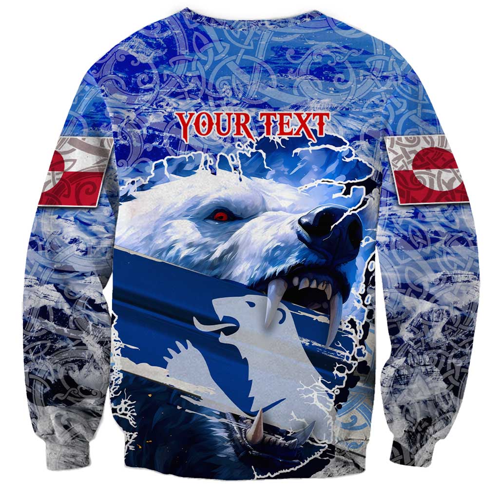 Greenland Sweatshirt Polar Bear Power You Snow Much
