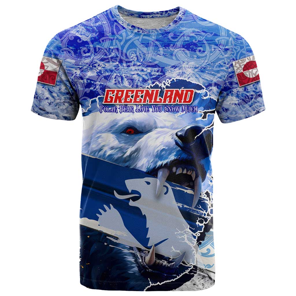Greenland T Shirt Polar Bear Power You Snow Much