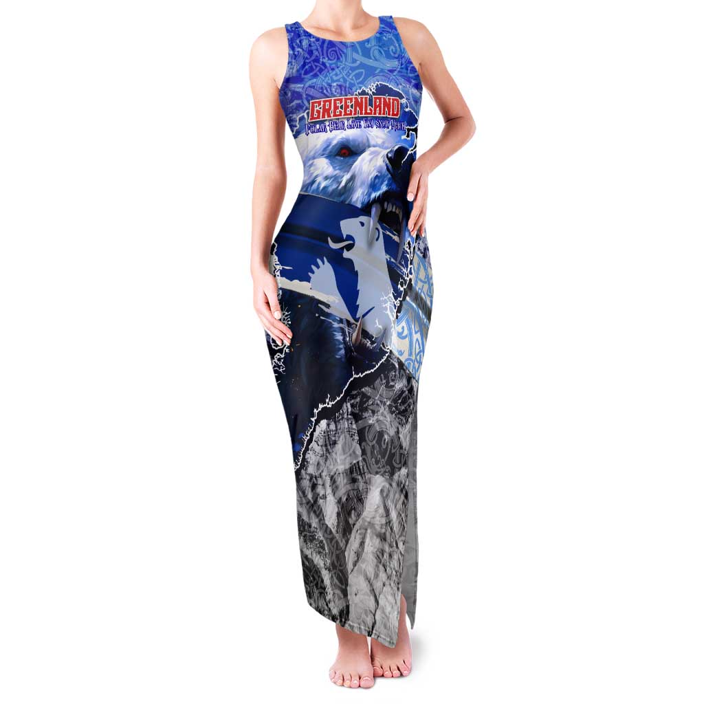 Greenland Tank Maxi Dress Polar Bear Power You Snow Much