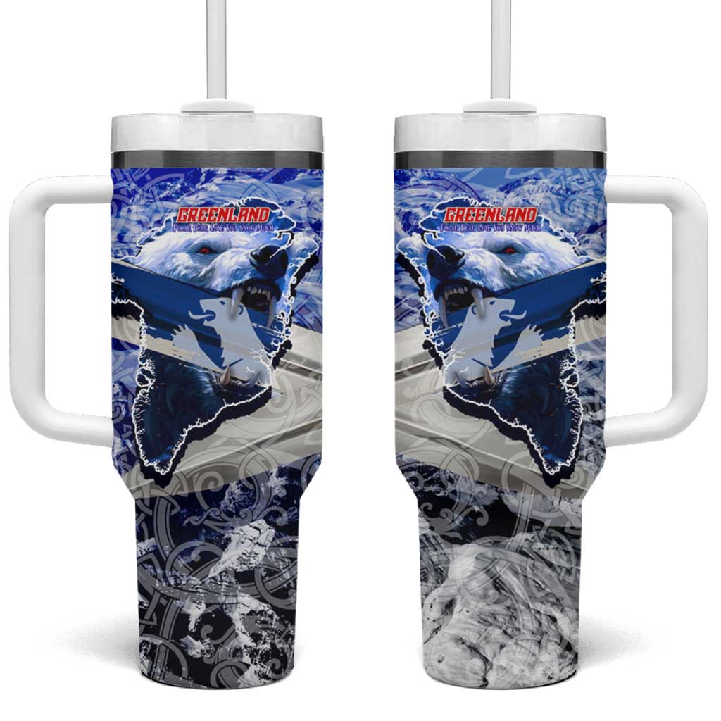 Greenland Tumbler With Handle Polar Bear Power You Snow Much