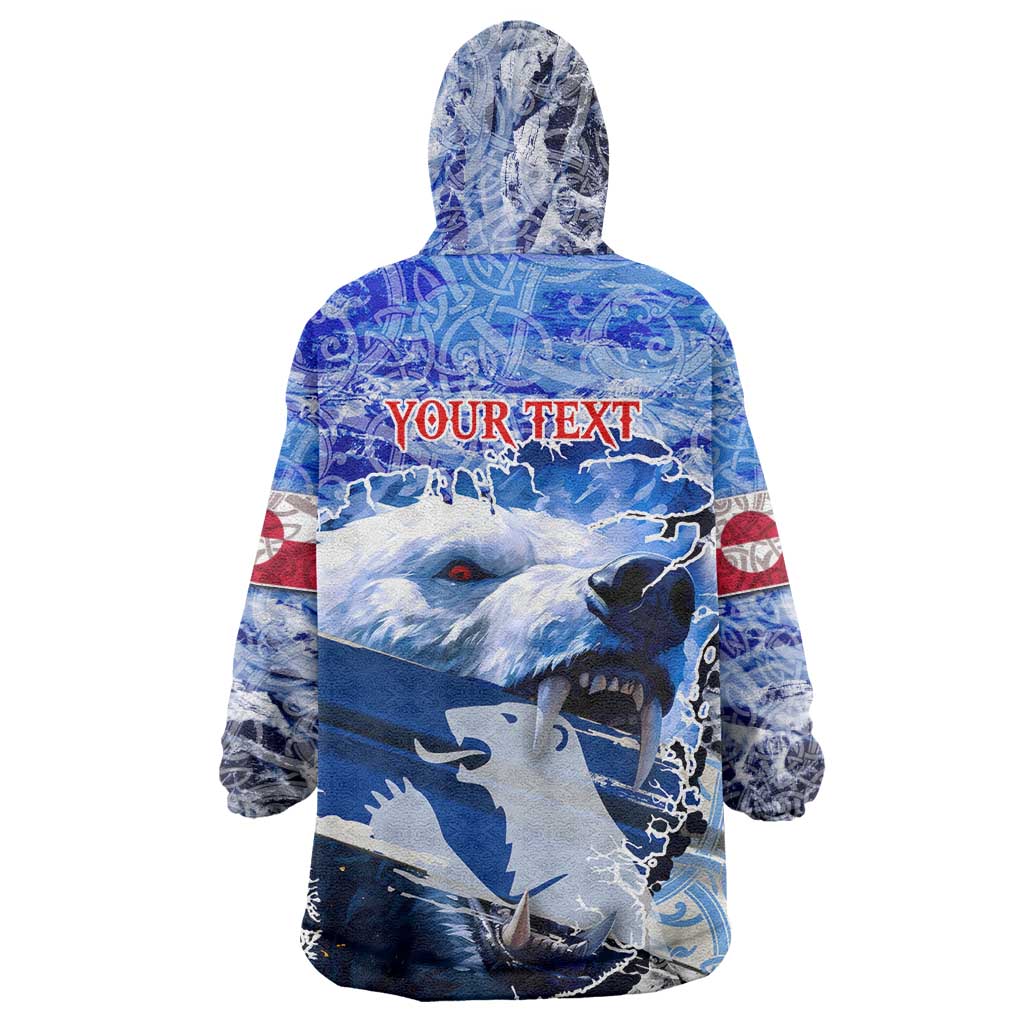 Greenland Wearable Blanket Hoodie Polar Bear Power You Snow Much