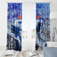 Greenland Window Curtain Polar Bear Power You Snow Much