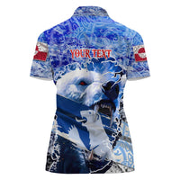 Greenland Women Polo Shirt Polar Bear Power You Snow Much