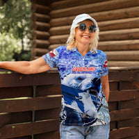 Greenland Women Polo Shirt Polar Bear Power You Snow Much