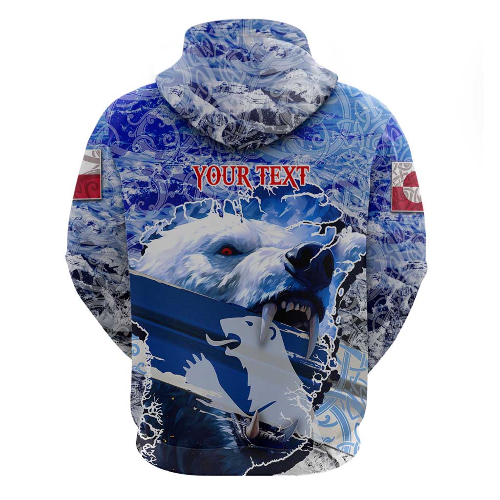 Greenland Zip Hoodie Polar Bear Power You Snow Much