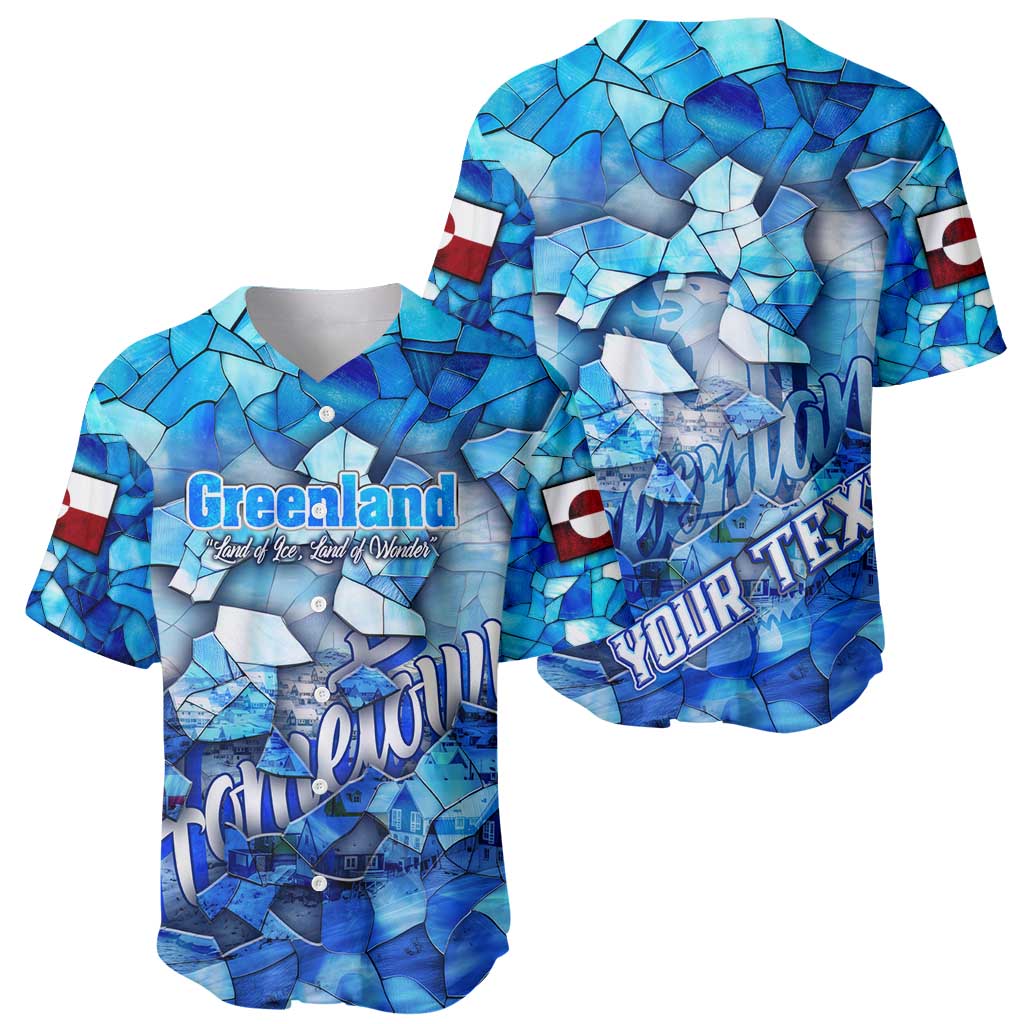 Greenland Hometown Baseball Jersey Land of Ice Land of Wonder Land of Heart