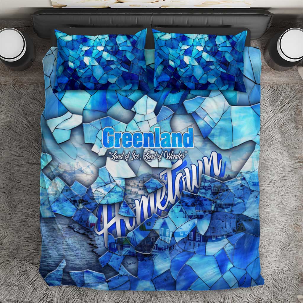 Greenland Hometown Bedding Set Land of Ice Land of Wonder Land of Heart