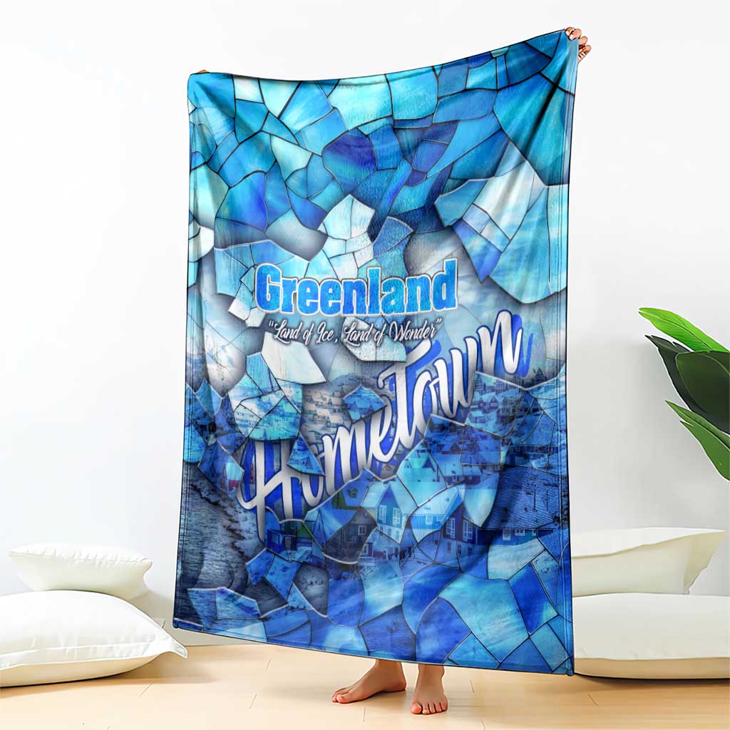 Greenland Hometown Blanket Land of Ice Land of Wonder Land of Heart