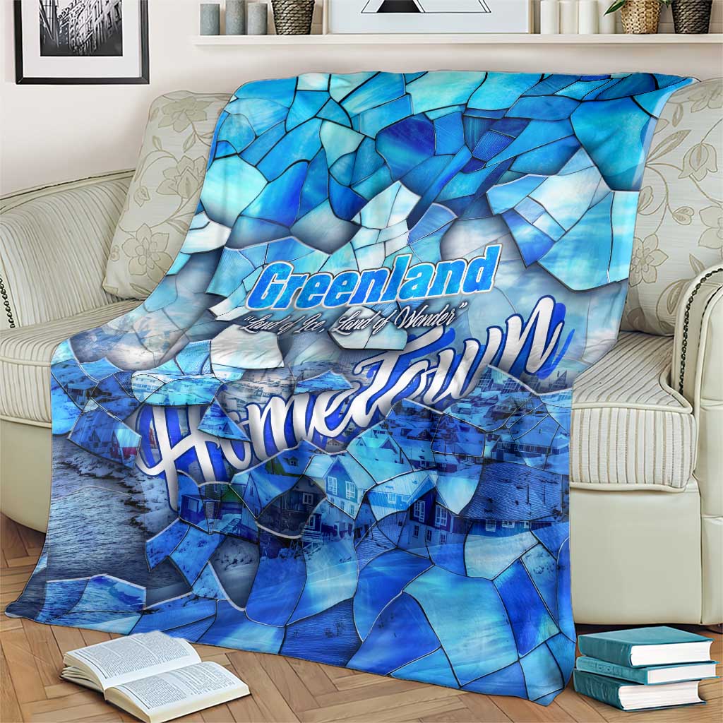 Greenland Hometown Blanket Land of Ice Land of Wonder Land of Heart