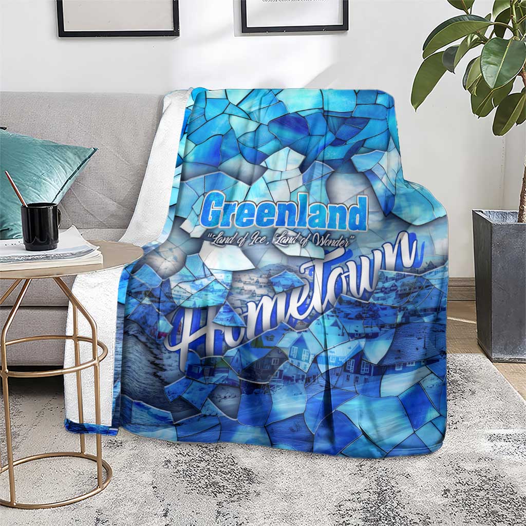 Greenland Hometown Blanket Land of Ice Land of Wonder Land of Heart