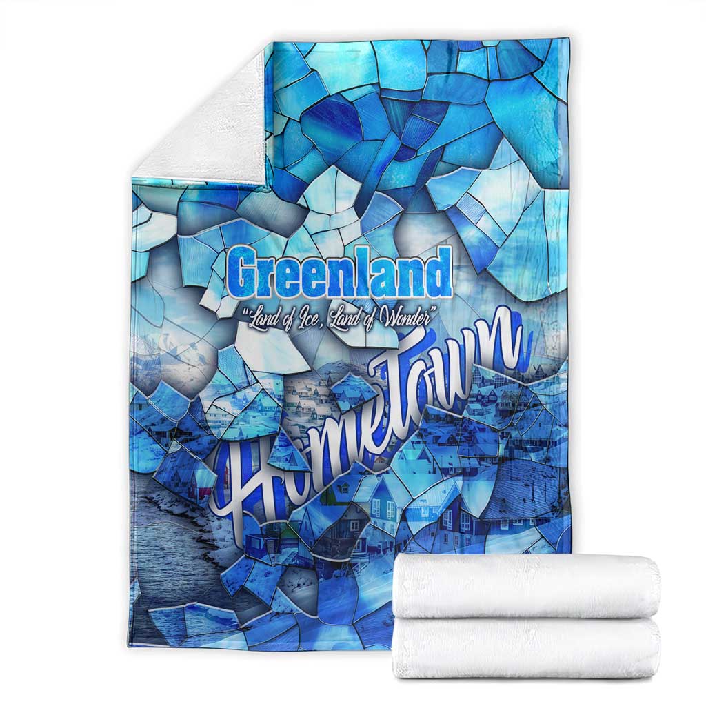 Greenland Hometown Blanket Land of Ice Land of Wonder Land of Heart