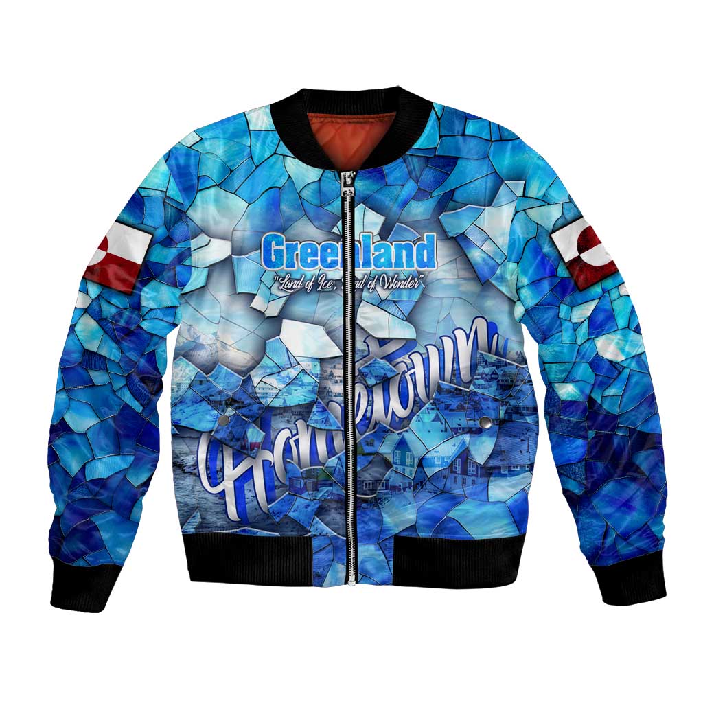 Greenland Hometown Bomber Jacket Land of Ice Land of Wonder Land of Heart