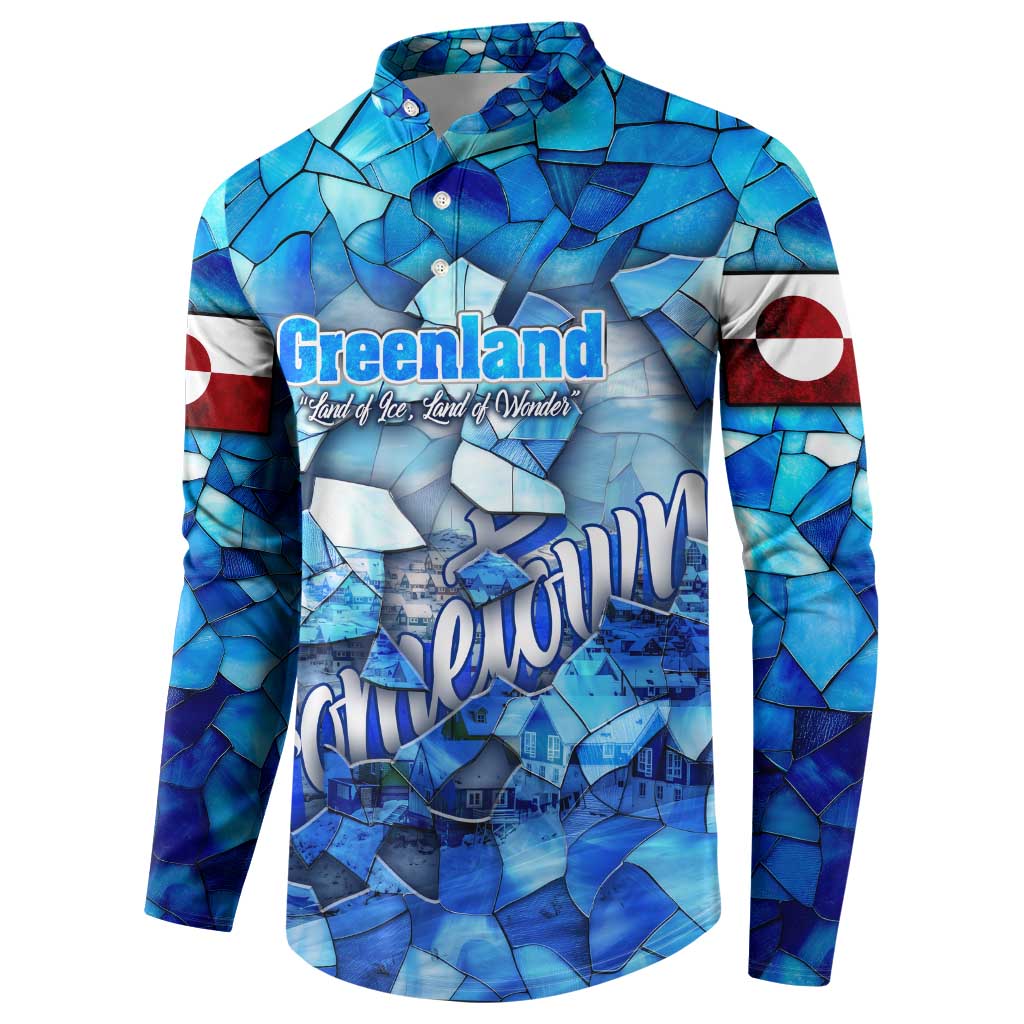 Greenland Hometown Button Sweatshirt Land of Ice Land of Wonder Land of Heart