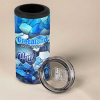 Greenland Hometown 4 in 1 Can Cooler Tumbler Land of Ice Land of Wonder Land of Heart