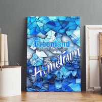 Greenland Hometown Canvas Wall Art Land of Ice Land of Wonder Land of Heart