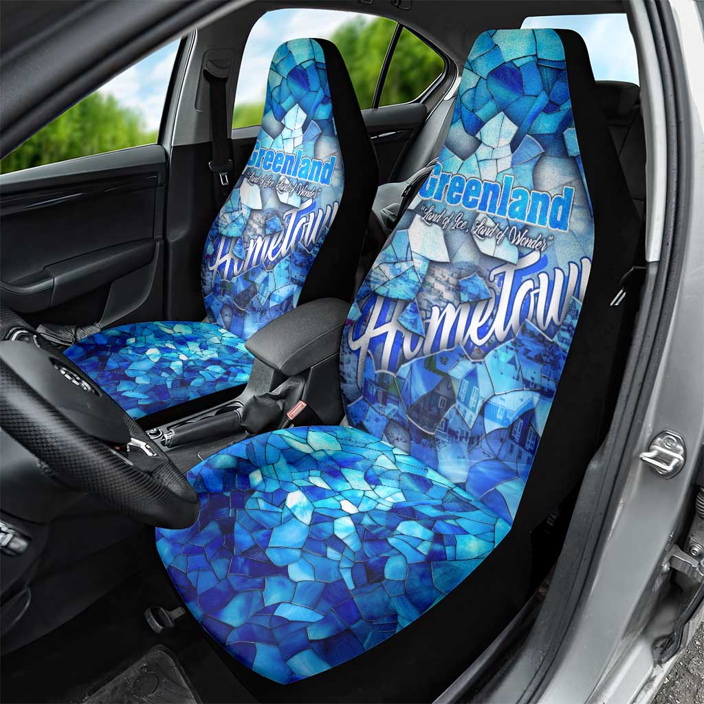 Greenland Hometown Car Seat Cover Land of Ice Land of Wonder Land of Heart