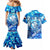 Greenland Hometown Couples Matching Mermaid Dress and Hawaiian Shirt Land of Ice Land of Wonder Land of Heart