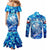 Greenland Hometown Couples Matching Mermaid Dress and Long Sleeve Button Shirt Land of Ice Land of Wonder Land of Heart