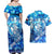 Greenland Hometown Couples Matching Off Shoulder Maxi Dress and Hawaiian Shirt Land of Ice Land of Wonder Land of Heart