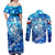 Greenland Hometown Couples Matching Off Shoulder Maxi Dress and Long Sleeve Button Shirt Land of Ice Land of Wonder Land of Heart