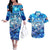 Greenland Hometown Couples Matching Off The Shoulder Long Sleeve Dress and Hawaiian Shirt Land of Ice Land of Wonder Land of Heart