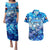 Greenland Hometown Couples Matching Puletasi and Hawaiian Shirt Land of Ice Land of Wonder Land of Heart