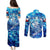 Greenland Hometown Couples Matching Puletasi and Long Sleeve Button Shirt Land of Ice Land of Wonder Land of Heart