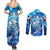 Greenland Hometown Couples Matching Summer Maxi Dress and Long Sleeve Button Shirt Land of Ice Land of Wonder Land of Heart