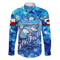 Greenland Hometown Family Matching Long Sleeve Bodycon Dress and Hawaiian Shirt Land of Ice Land of Wonder Land of Heart