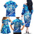 Greenland Hometown Family Matching Off The Shoulder Long Sleeve Dress and Hawaiian Shirt Land of Ice Land of Wonder Land of Heart