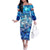Greenland Hometown Family Matching Off The Shoulder Long Sleeve Dress and Hawaiian Shirt Land of Ice Land of Wonder Land of Heart