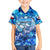 Greenland Hometown Family Matching Off The Shoulder Long Sleeve Dress and Hawaiian Shirt Land of Ice Land of Wonder Land of Heart