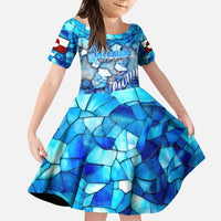 Greenland Hometown Family Matching Puletasi and Hawaiian Shirt Land of Ice Land of Wonder Land of Heart