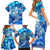 Greenland Hometown Family Matching Short Sleeve Bodycon Dress and Hawaiian Shirt Land of Ice Land of Wonder Land of Heart