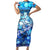 Greenland Hometown Family Matching Short Sleeve Bodycon Dress and Hawaiian Shirt Land of Ice Land of Wonder Land of Heart