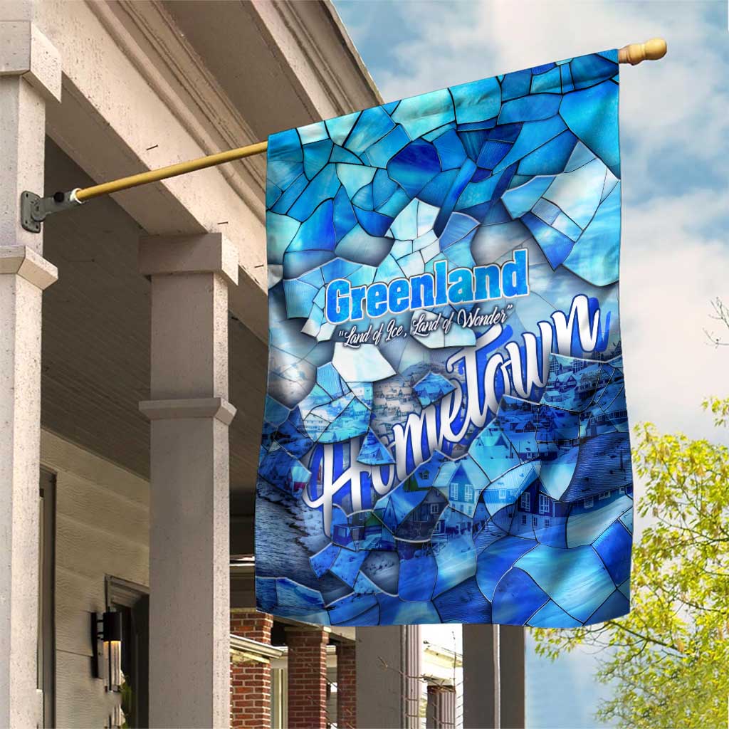 Greenland Hometown Garden Flag Land of Ice Land of Wonder Land of Heart