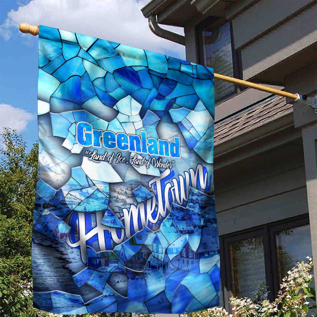 Greenland Hometown Garden Flag Land of Ice Land of Wonder Land of Heart