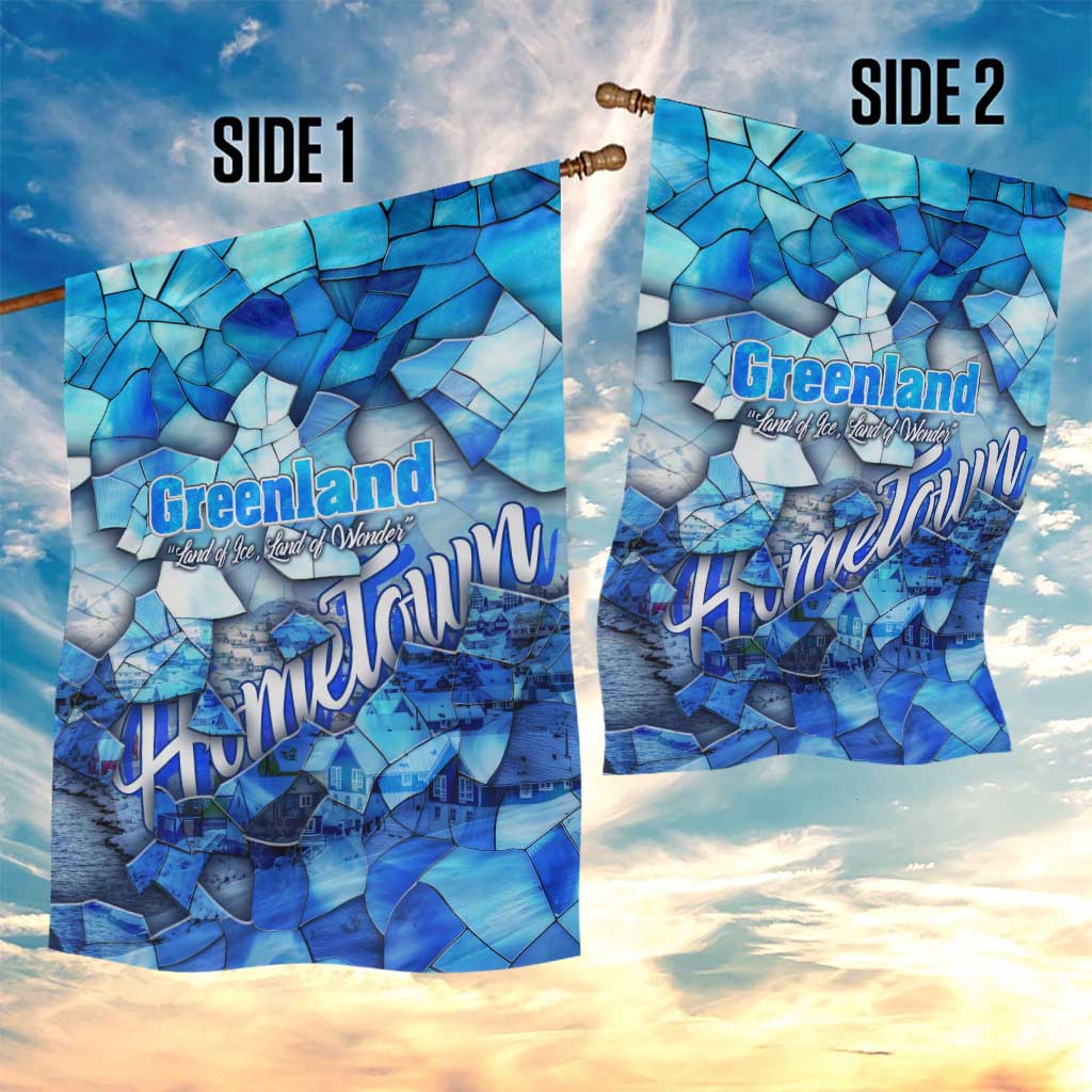 Greenland Hometown Garden Flag Land of Ice Land of Wonder Land of Heart
