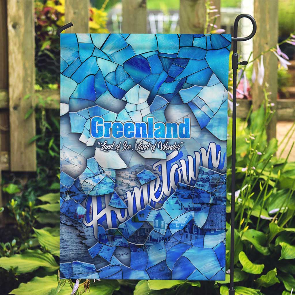 Greenland Hometown Garden Flag Land of Ice Land of Wonder Land of Heart