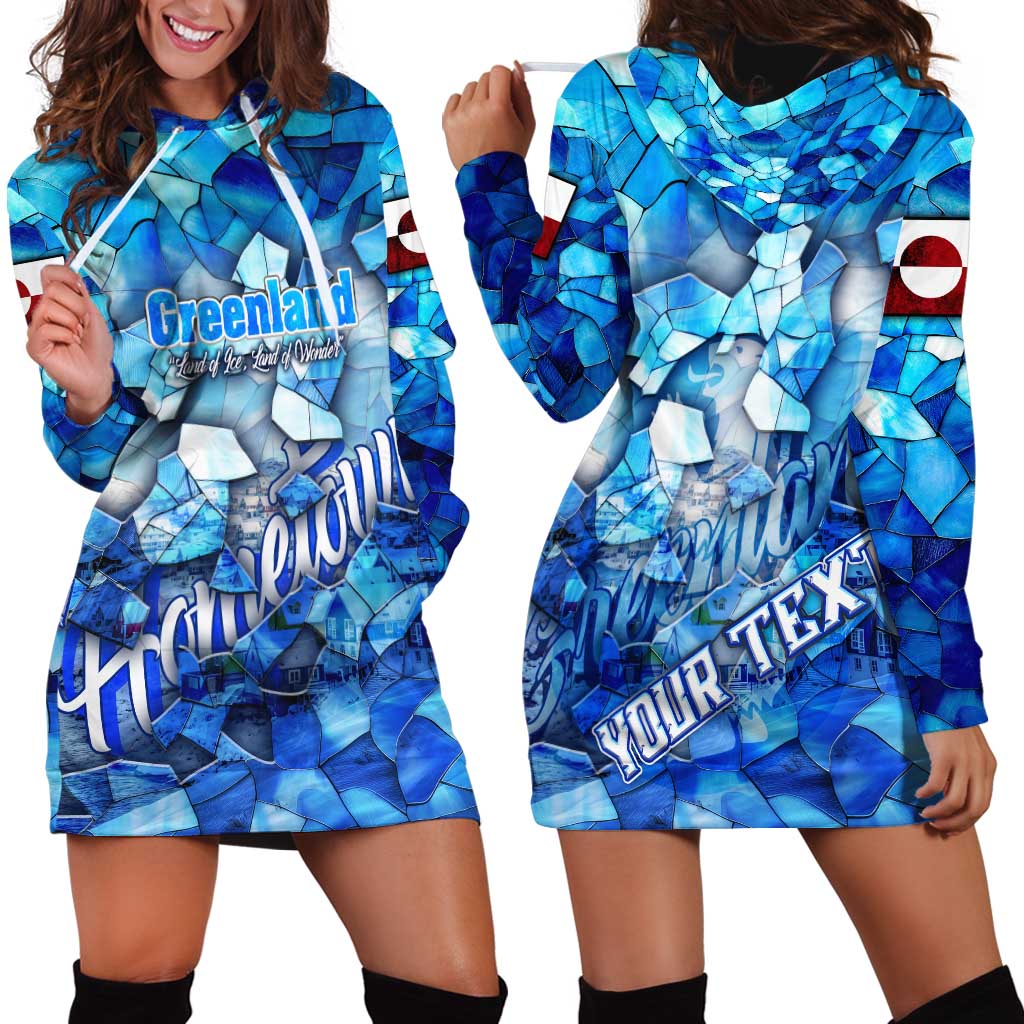 Greenland Hometown Hoodie Dress Land of Ice Land of Wonder Land of Heart