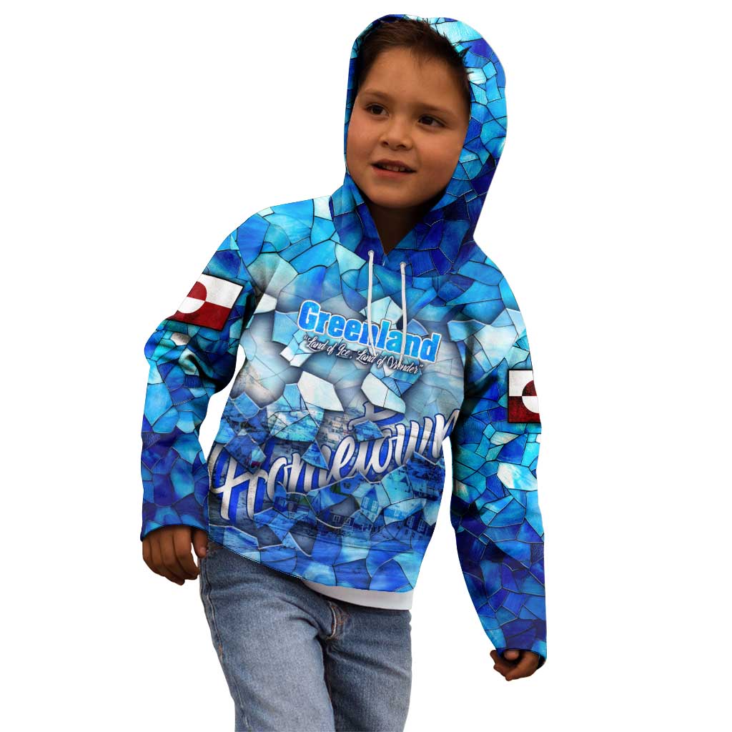 Greenland Hometown Kid Hoodie Land of Ice Land of Wonder Land of Heart