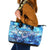 Greenland Hometown Leather Tote Bag Land of Ice Land of Wonder Land of Heart