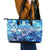 Greenland Hometown Leather Tote Bag Land of Ice Land of Wonder Land of Heart
