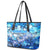 Greenland Hometown Leather Tote Bag Land of Ice Land of Wonder Land of Heart