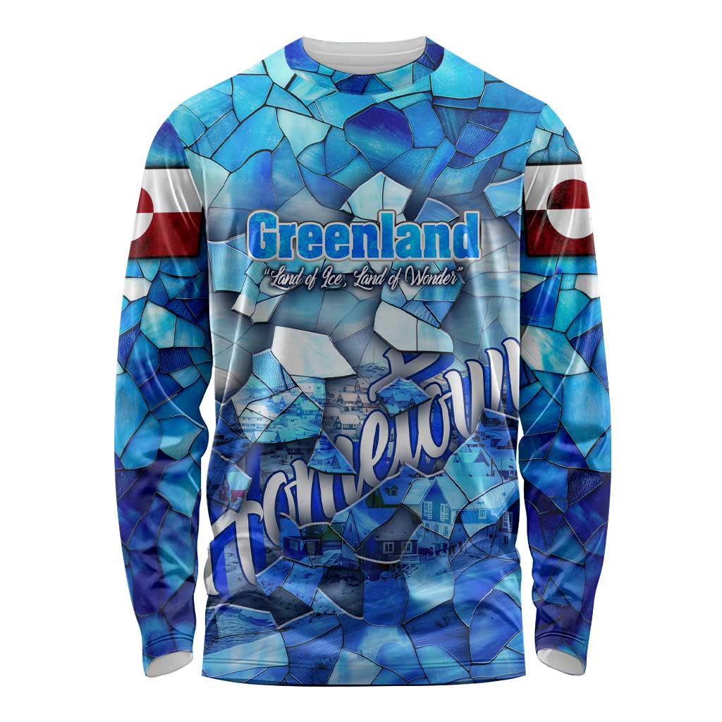 Greenland Hometown Long Sleeve Shirt Land of Ice Land of Wonder Land of Heart