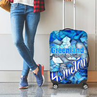 Greenland Hometown Luggage Cover Land of Ice Land of Wonder Land of Heart