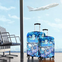 Greenland Hometown Luggage Cover Land of Ice Land of Wonder Land of Heart