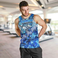 Greenland Hometown Men Tank Top Land of Ice Land of Wonder Land of Heart