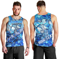 Greenland Hometown Men Tank Top Land of Ice Land of Wonder Land of Heart