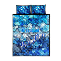 Greenland Hometown Quilt Bed Set Land of Ice Land of Wonder Land of Heart